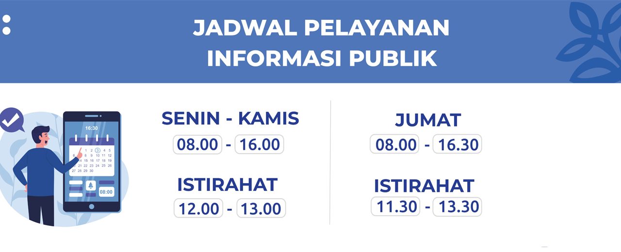 Jadwal Pelayanan Informasi Publik